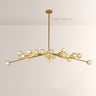 Sibole Glass Oval Chandelier 72"