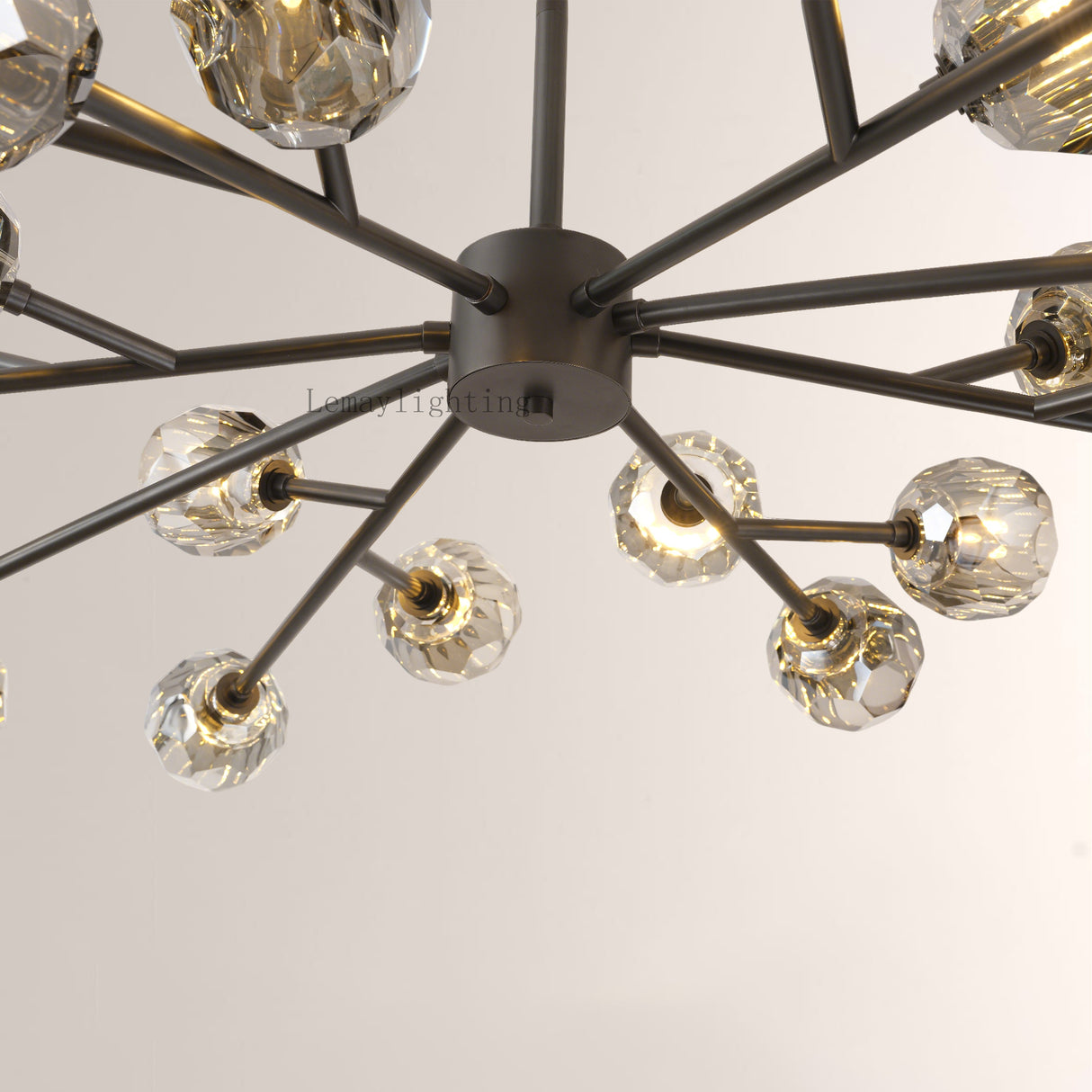 Sibole Glass Oval Chandelier 72"