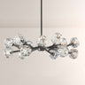 Sibole Glass Round Chandelier 36"