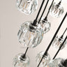 Sibole Glass Round Cluster Chandelier 19"
