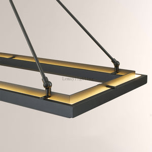 Spere Rectangular Chandelier 48"