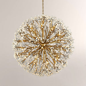 Sphera 30-Light Stone Quartz Chandelier