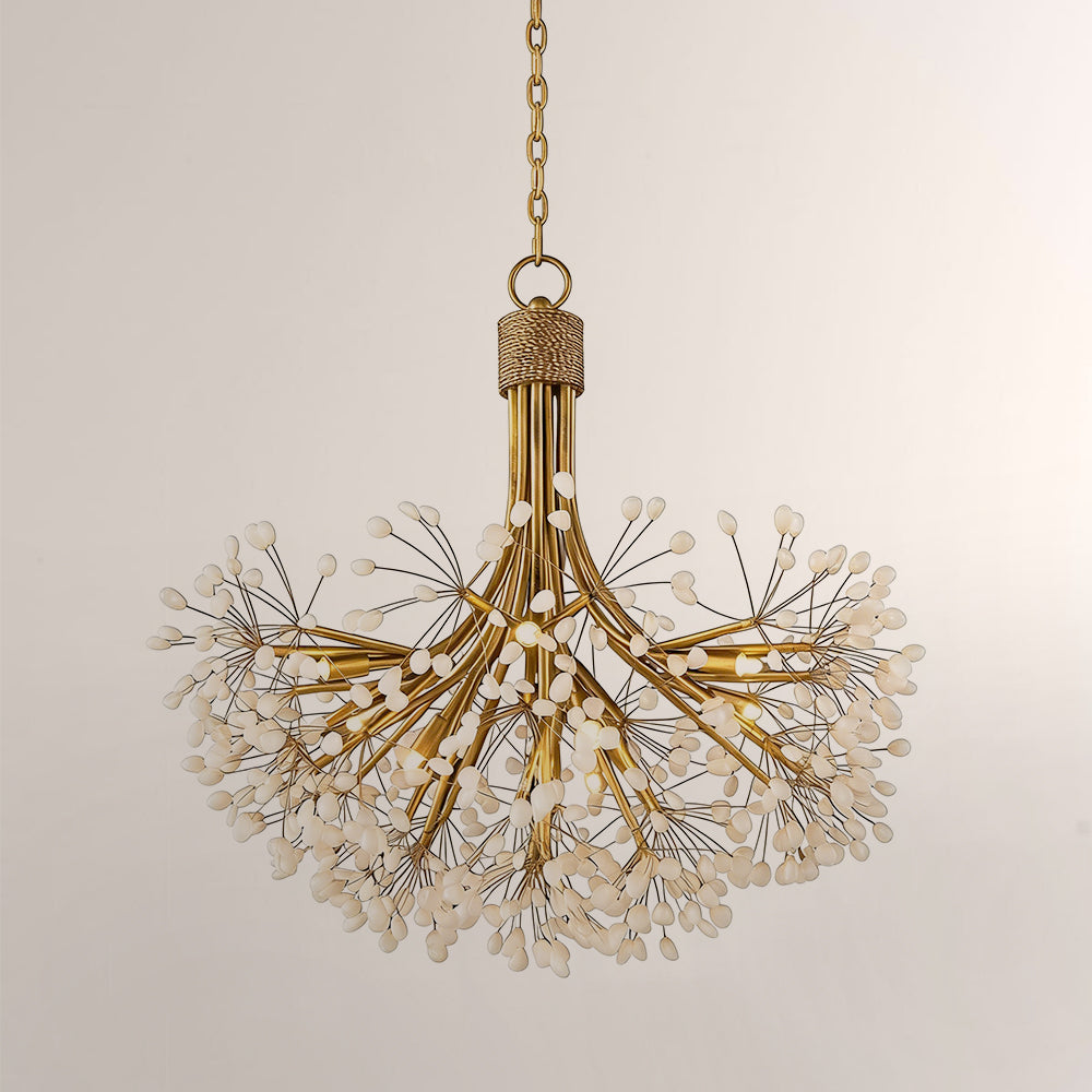 Stono Nine-Light Quartz Chandelier