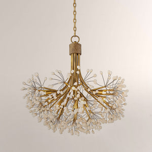 Stono Nine-Light Quartz Chandelier