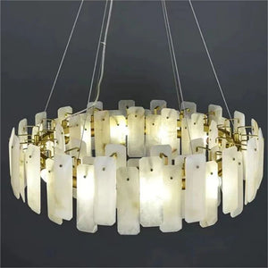 Dien Alabaster Round Chandelier