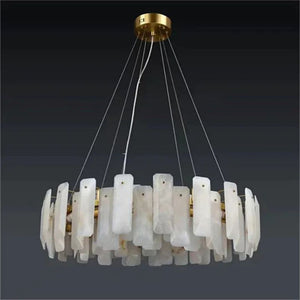 Dien Alabaster Round Chandelier