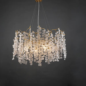 Tree Branch Chandelier Pendant Lighting Round Ceiling Light 31.5" D