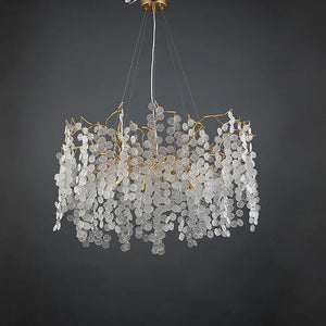 Tree Branch Chandelier Pendant Lighting Round Ceiling Light 31.5" D