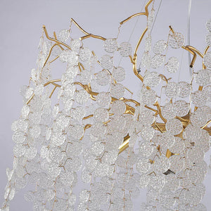 Tree Branch Chandelier Pendant Lighting Round Ceiling Light 31.5" D