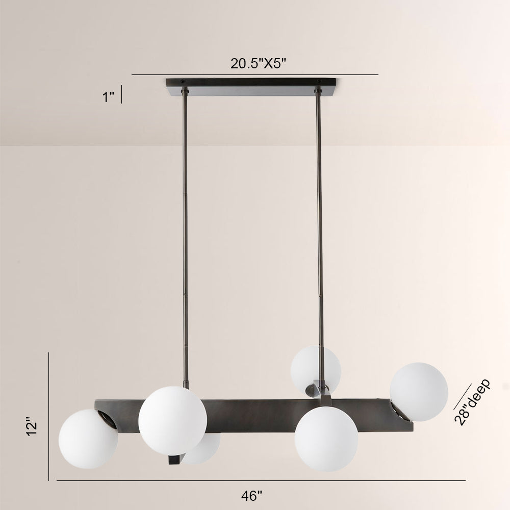 Tallow Linear Chandelier