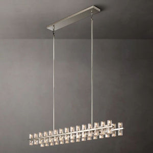 Tara Led Rectangular Chandelier 54"