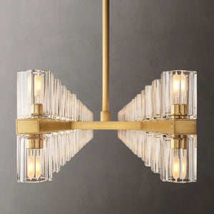 Tara Led Rectangular Chandelier 54"