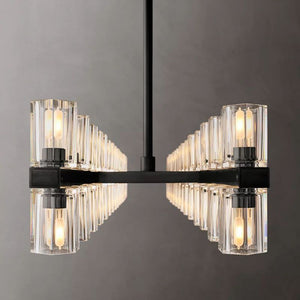 Tara Led Rectangular Chandelier 54"