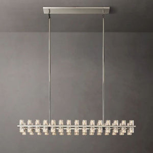 Tara Led Rectangular Chandelier 54"