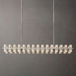 Tara Led Rectangular Chandelier 54"