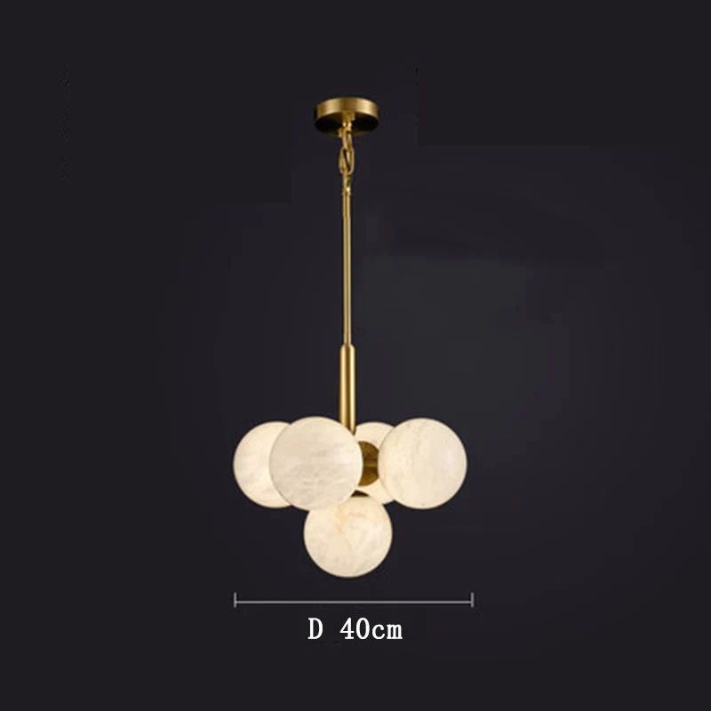 Tekemo Modern Alabaster Kitchen Island Pendant