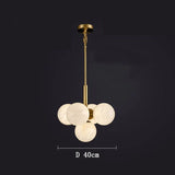Tekemo Modern Alabaster Kitchen Island Pendant