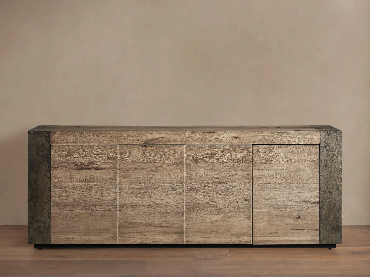 Telluride Oak Media Console