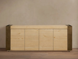 Telluride Oak Media Console
