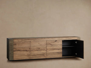 Telluride Oak Media Console