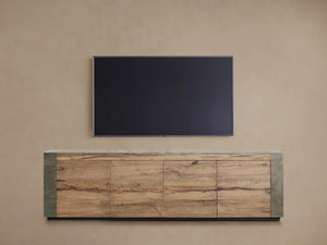Telluride Oak Media Console