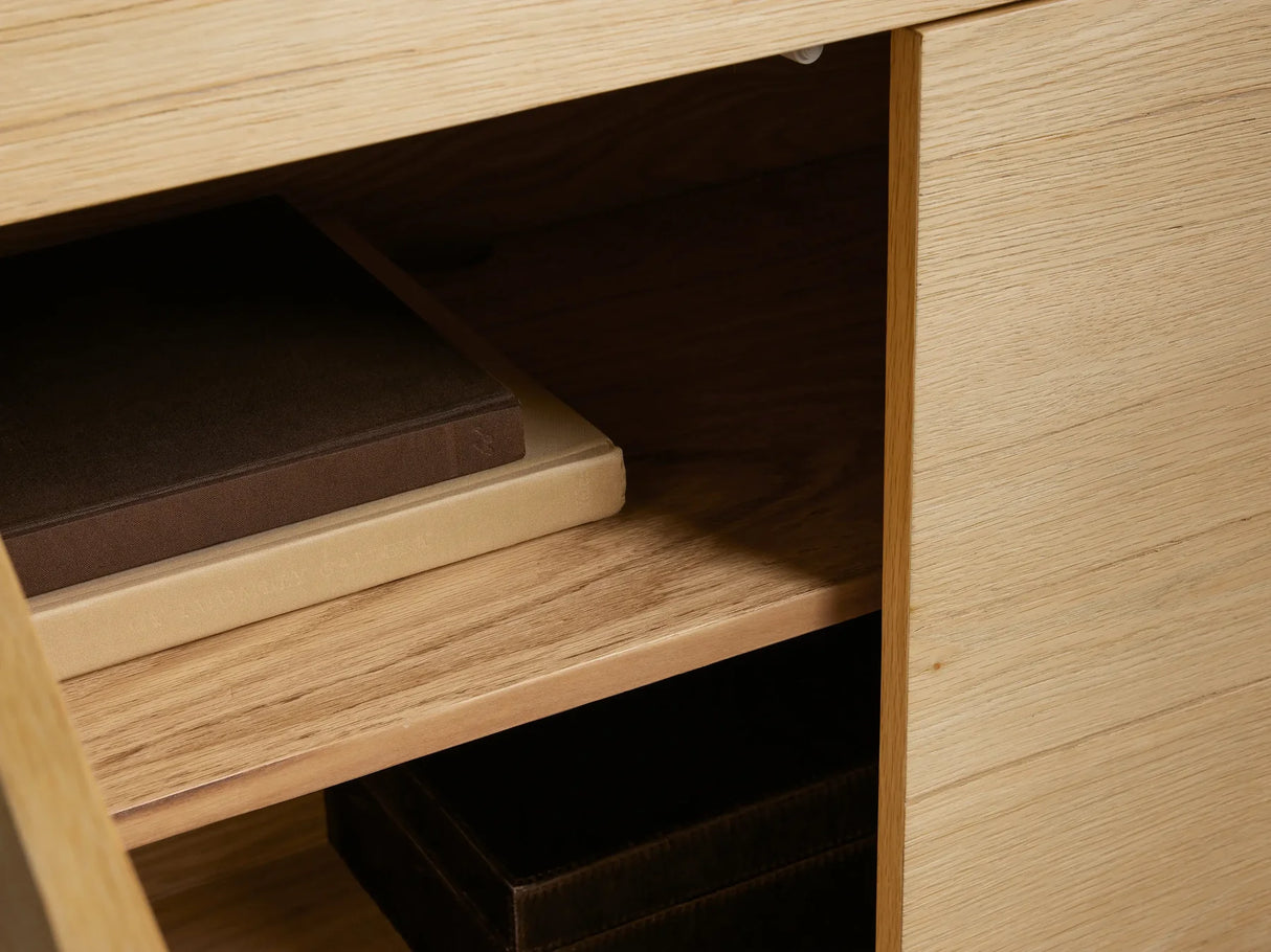 Telluride Oak Media Console