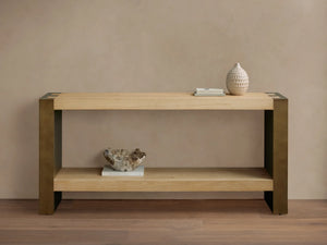 Telluride Oak Console Table