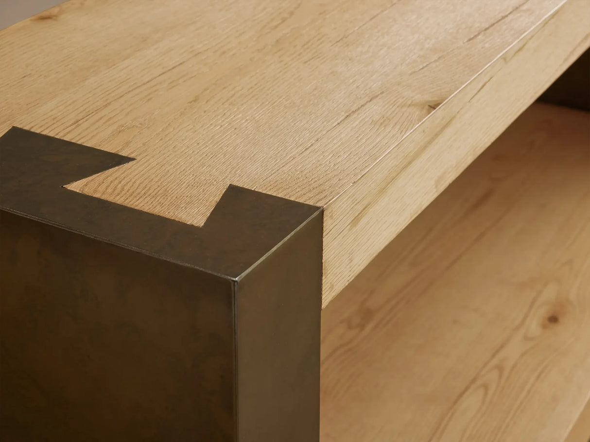 Telluride Oak Console Table