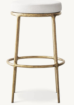 Thaddeus Backless Swivel Bar Stool