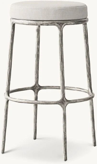 Thaddeus Backless Swivel Bar Stool