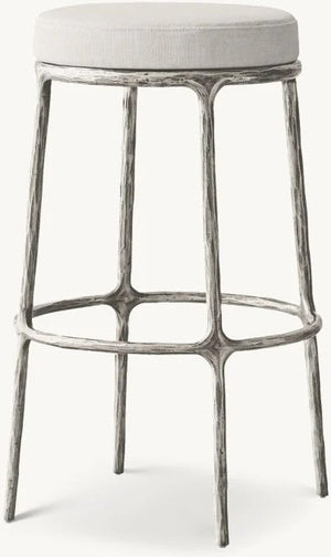 Thaddeus Backless Swivel Bar Stool