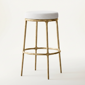 Thaddeus Backless Swivel Bar Stool