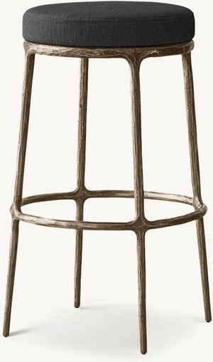 Thaddeus Backless Swivel Bar Stool