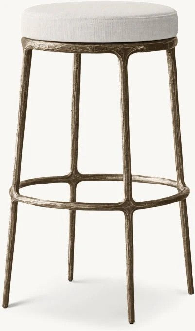 Thaddeus Backless Swivel Bar Stool