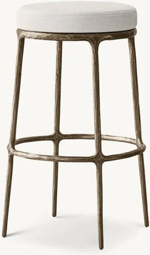 Thaddeus Backless Swivel Bar Stool