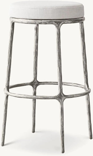 Thaddeus Backless Swivel Bar Stool