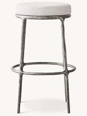 Thaddeus Backless Swivel Bar Stool