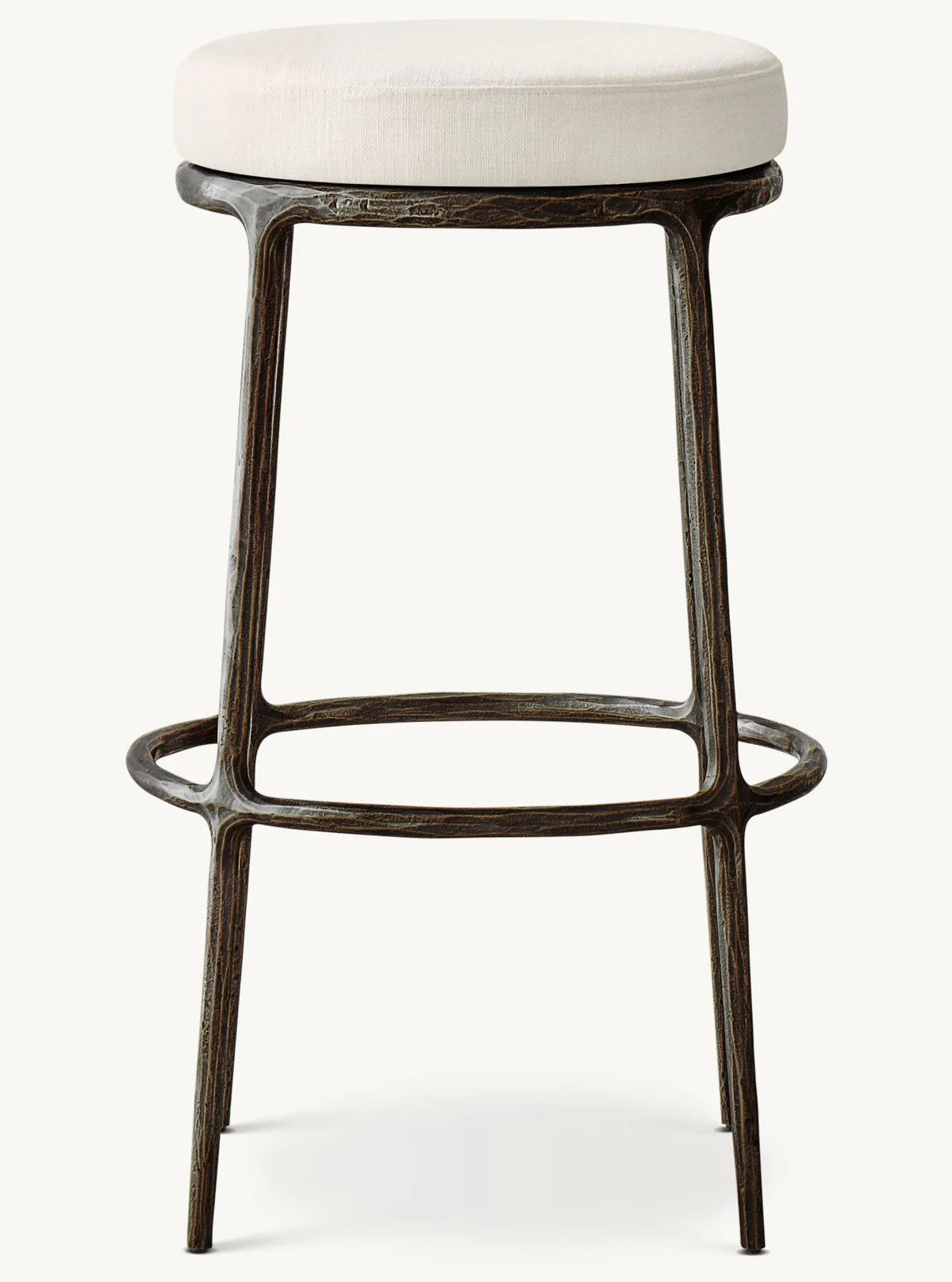 Thaddeus Backless Swivel Bar Stool