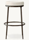 Thaddeus Backless Swivel Bar Stool