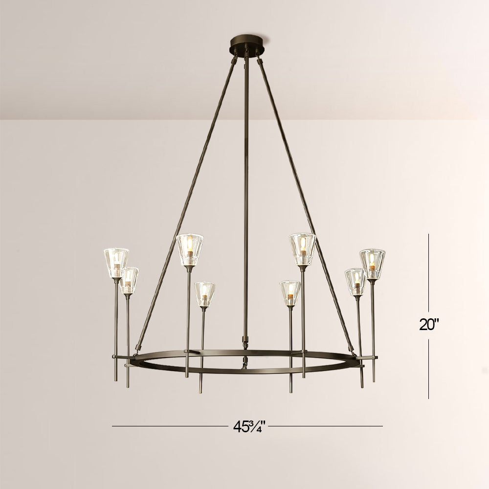 Torche Round Chandelier