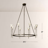 Torche Round Chandelier