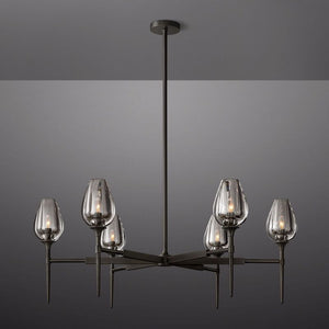 Tulip Round Chandelier 42"