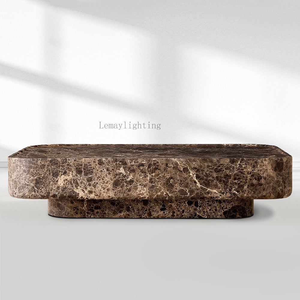 VitLuxe Carved Coffee Table