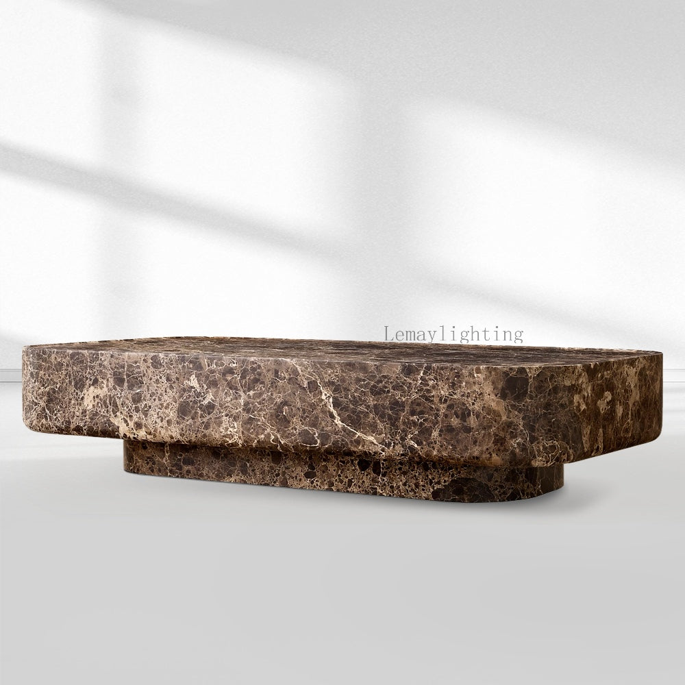 VitLuxe Carved Coffee Table