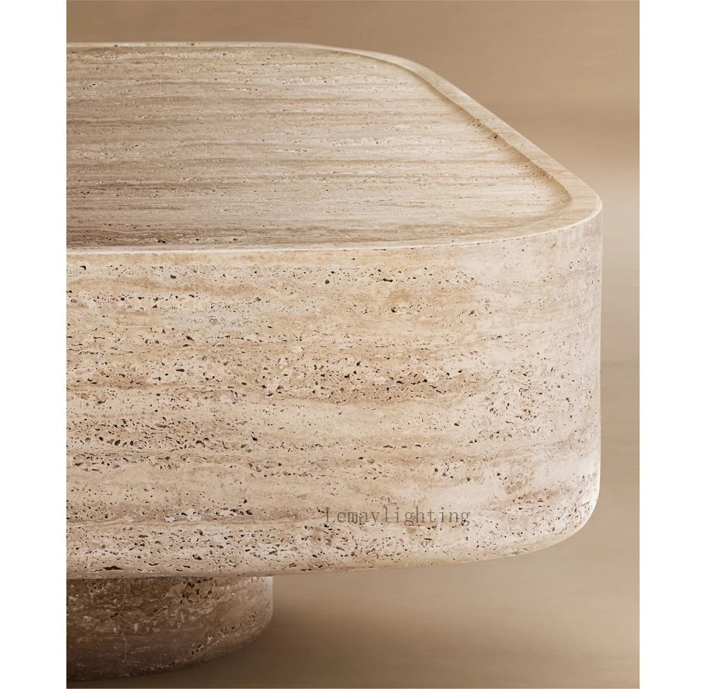 VitLuxe Carved Coffee Table