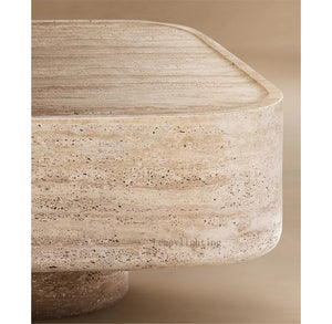 VitLuxe Carved Coffee Table