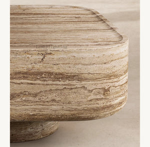 VitLuxe Carved Coffee Table