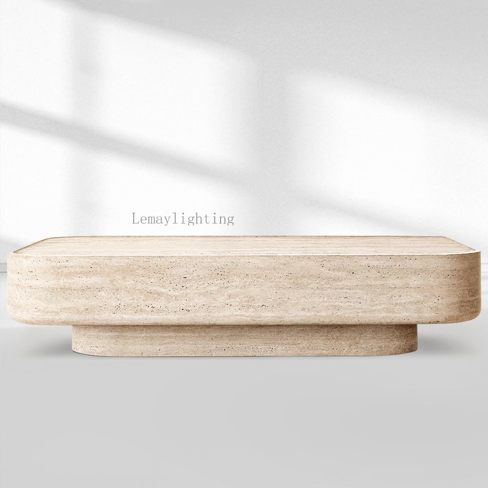 VitLuxe Carved Coffee Table