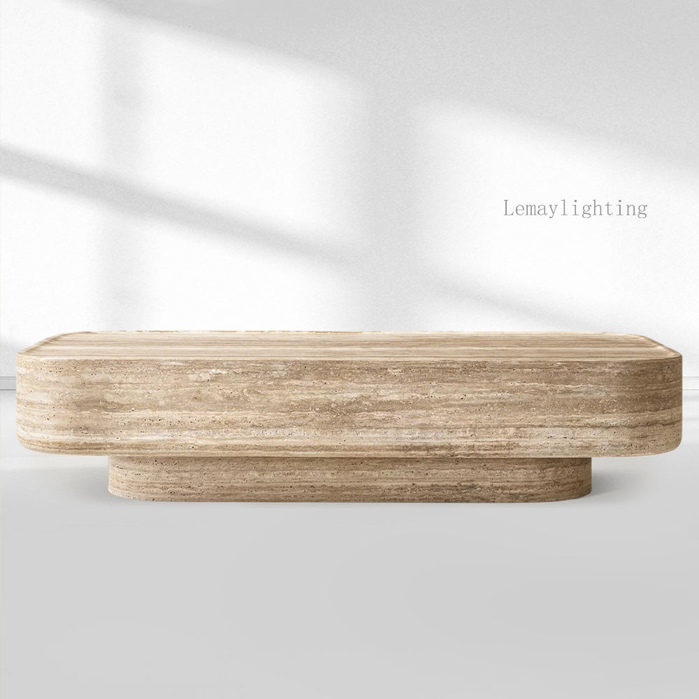 VitLuxe Carved Coffee Table