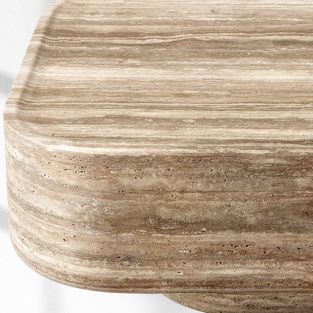 VitLuxe Carved Coffee Table